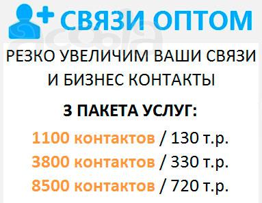 Увеличение контактов бизнес связей