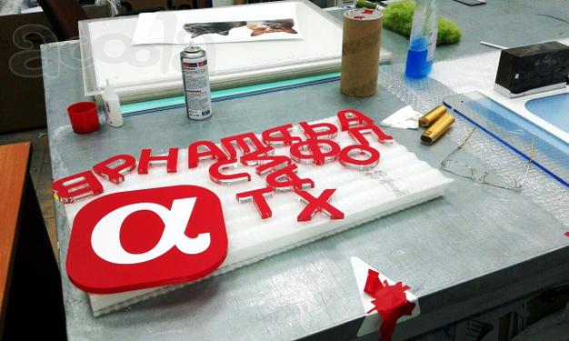 Световые объёмные буквы
