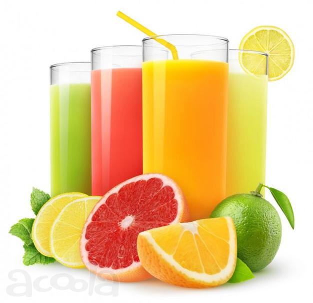 Продажа соков fresh и смузи на фудкорте в крупном