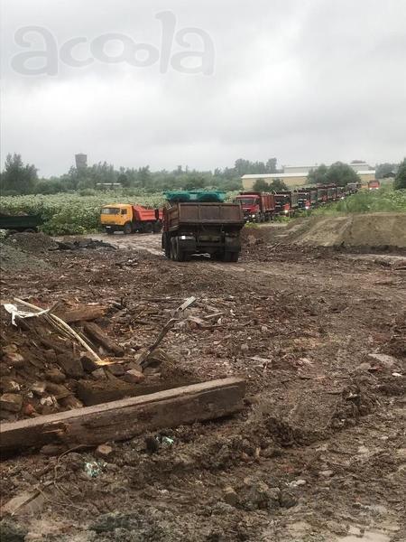 Услуги по приёму грунта, боя и скола