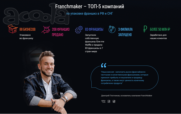 Готовый бизнес топ-5 в России и снг, 9,4 млн. руб/г