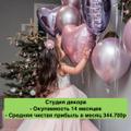 Действующая студия декора с прибылью 344.000₽ мес.
