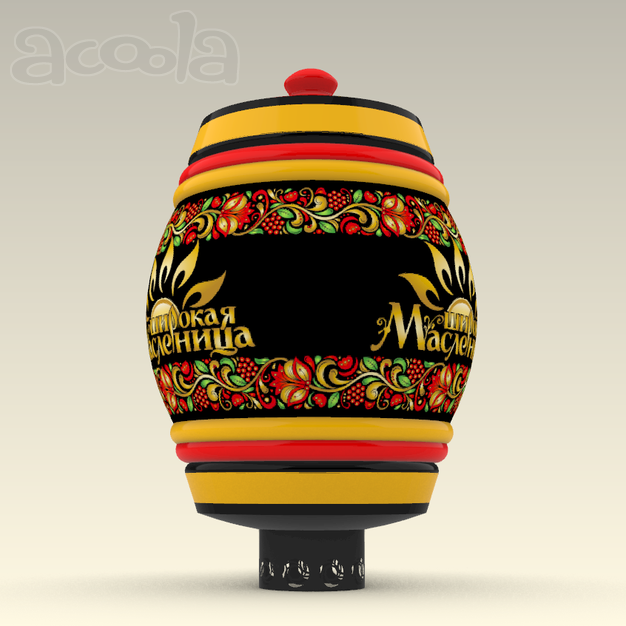 Надувная фигура бочонок меда